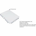 Lorell Tempered Glass Chairmat - Image 2