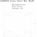 Lorell Tempered Glass Chairmat - Image 4