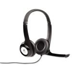 Logitech H570e Binaural Over The Head Wired Headset, Black (981000574)