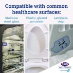 Clorox Healthcare Bleach Germicidal Wipes, 1-Ply, 12 x 12, Unscented, White, 110/Canister, 2 Canisters/Carton (30358CT) - Image 11