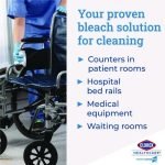 Clorox Healthcare Bleach Germicidal Wipes, 1-Ply, 12 x 12, Unscented, White, 110/Bag (30359) - Image 7
