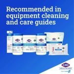 Clorox Healthcare Bleach Germicidal Wipes, 1-Ply, 12 x 12, Unscented, White, 110/Bag (30359) - Image 10