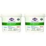 Clorox Healthcare Hydrogen Peroxide Cleaner Disinfectant Wipes, 11 x 12, Unscented, White, 185/Canister, 2 Canisters/Carton (30826) - Image 2