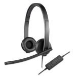 Logitech H570e Binaural Over The Head Wired Headset, Black (981000574) - Image 4
