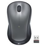 Logitech M310 Wireless Mouse, 2.4 GHz Frequency/30 ft Wireless Range, Left/Right Hand Use, Silver/Black (910001675) - Image 2