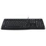 Logitech K120 Ergonomic Desktop Wired Keyboard, USB, Black (920002478) - Image 4