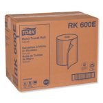 Tork Universal Hardwound Roll Towel, 1-Ply, 7.88" x 600 ft, Natural, 12/Carton (RK600E) - Image 3