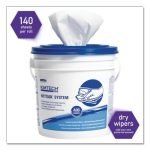 WypAll Power Clean Wipers for Disinfectants, Sanitizers,Solvents WetTask Customizable Wet Wipe System, 140/Roll, 6 Rolls/1 Bucket/CT (0621102) - Image 4