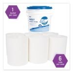 WypAll Power Clean Wipers for Disinfectants, Sanitizers,Solvents WetTask Customizable Wet Wipe System, 140/Roll, 6 Rolls/1 Bucket/CT (0621102) - Image 3