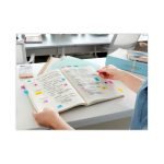 Post-it Standard Page Flags in Dispenser, Bright Pink, 50 Flags/Dispenser, 2 Dispensers/Pack (680BP2) - Image 3