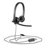 Logitech H570e Binaural Over The Head Wired Headset, Black (981000574) - Image 7