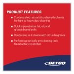 Betco Citrus Chisel, Citrus Scent, 2 L Bottle, 4/Carton (1674700) - Image 4