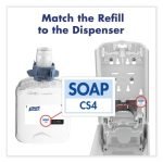 PURELL Healthcare HEALTHY SOAP 2% CHG Antimicrobial Foam Refill, For CS4 Dispensers, Fragrance-Free, 1,250 mL, 3/Carton (518103) - Image 6