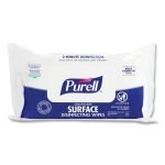 PURELL Healthcare Surface Disinfecting Wipes, 1-Ply, 7" x 10", Unscented, White, 72/Pack (937012)