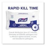 PURELL Healthcare Surface Disinfecting Wipes, 1-Ply, 7" x 10", Unscented, White, 72/Pack (937012) - Image 6