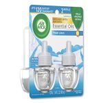 Air Wick Scented Oil Refill, Fresh Waters, 0.67 oz, 2/Pack, 6 Pack/Carton (79717CT) - Image 4