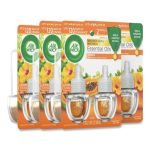 Air Wick Scented Oil Twin Refill, Hawai'i Exotic Papaya/Hibiscus Flower, 0.67 oz, 2/Pack, 6 Packs/Carton (85175CT)