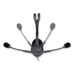 Logitech H111 Binaural Over The Head Headset, Black/Silver (981000612) - Image 4