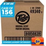 Tide Vending-Design Powder Laundry Detergent, 1.5 oz, 156/Carton (49340)