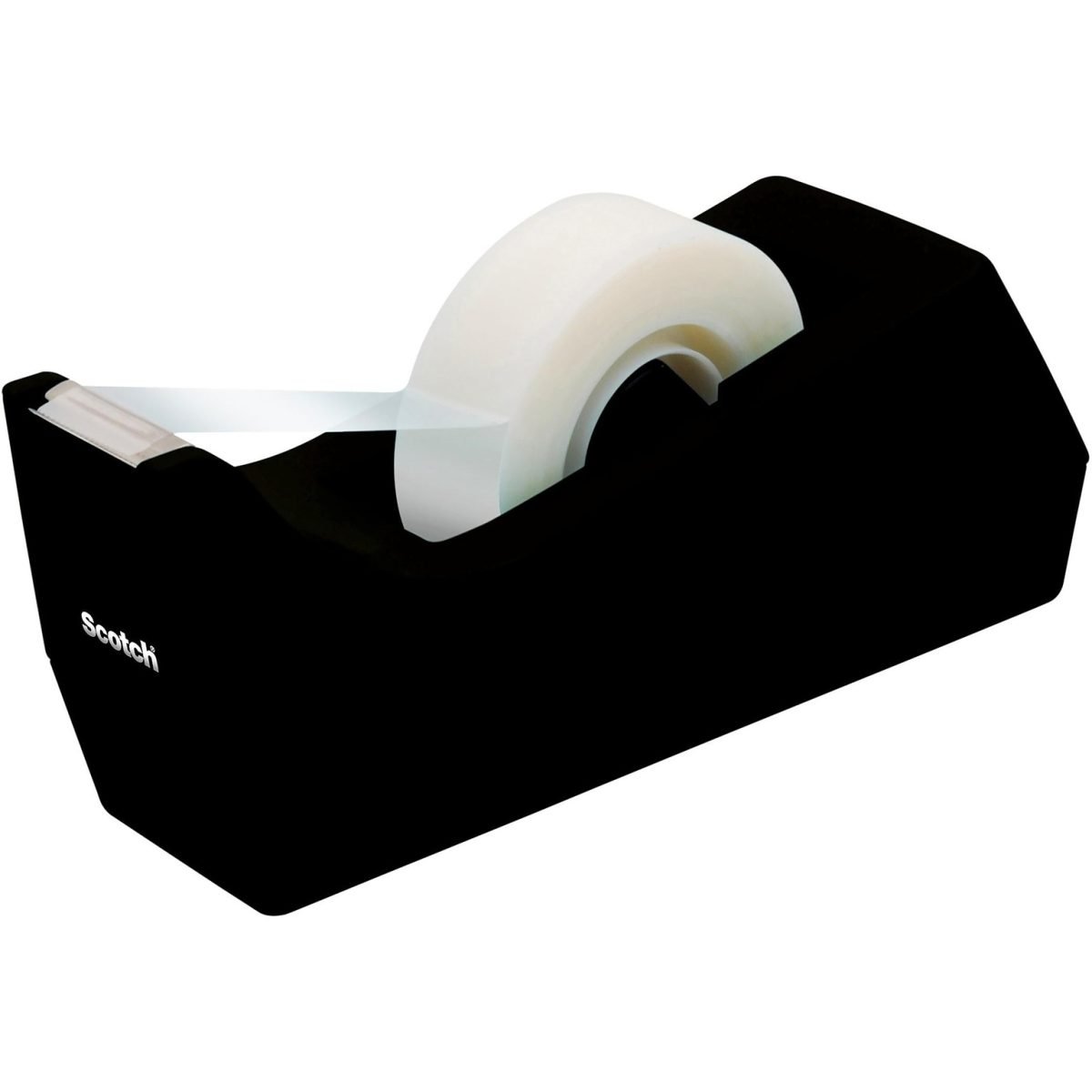 Scotch Desktop Tape Dispenser, 1 Dispenser, Black, Home Office and Back to School Supplies for College and Classrooms - Image 3