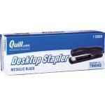 Quill Brand® Contemporary Desktop Stapler, 20 Sheet Capacity, Metallic Black (79604Q) - Image 3