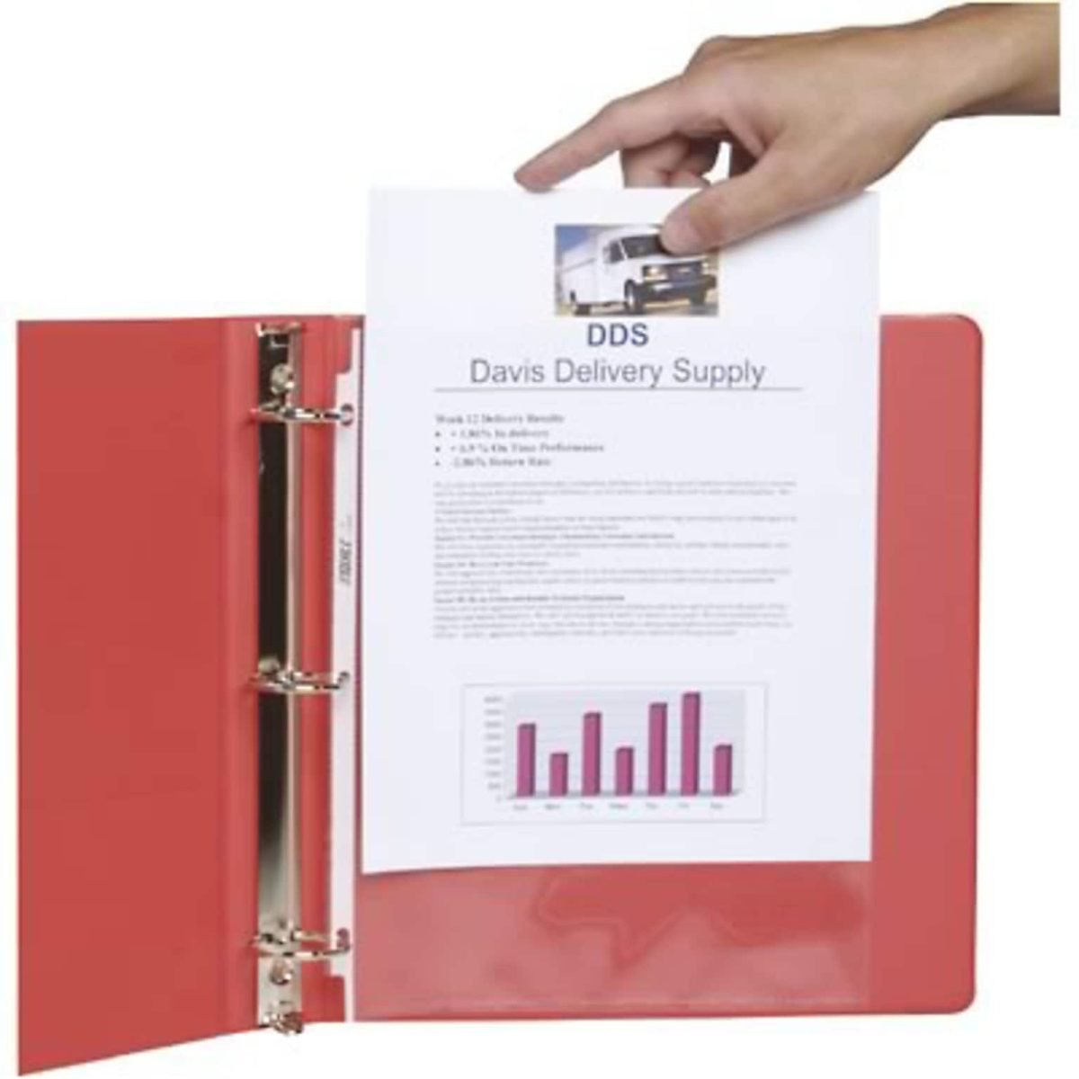 Quill Brand® Top-Loading Sheet Protectors, Heavyweight, 8.5" x 11", 3.3 Mil, Clear, 200/Box (733200) - Image 2