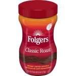 Folgers Classic Roast Instant Coffee, Medium Roast (SMU20629)