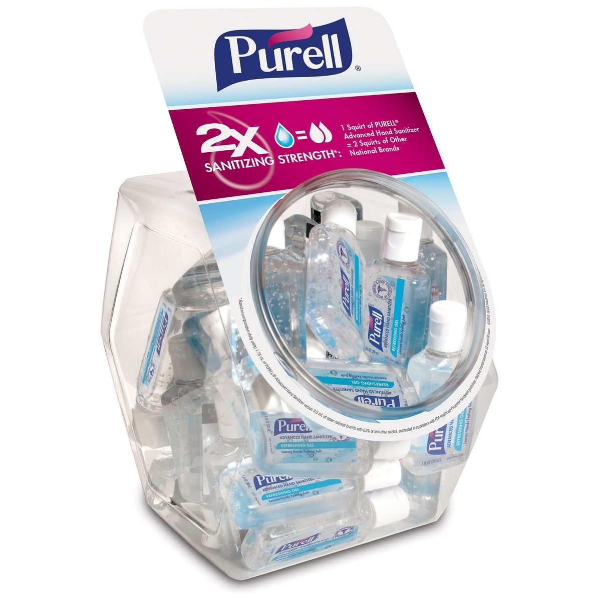 PURELL Advanced Gel Hand Sanitizer, Clean Scent, 1 oz., 36/Carton (3901-36-BWL) - Image 1