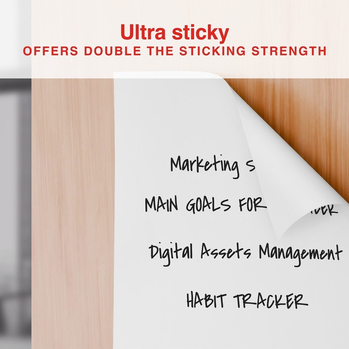 Staples Ultra Sticky Easel Pad, 25" x 30", 30 Sheets/Pad, 8 Pads/Pack (ST62838) - Image 4