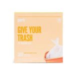 Perk™ 10 Gallon Kitchen Trash Bag, 24" x 24", High Density, 0.36 mil, Clear, 300 Bags/Box (PK56746)