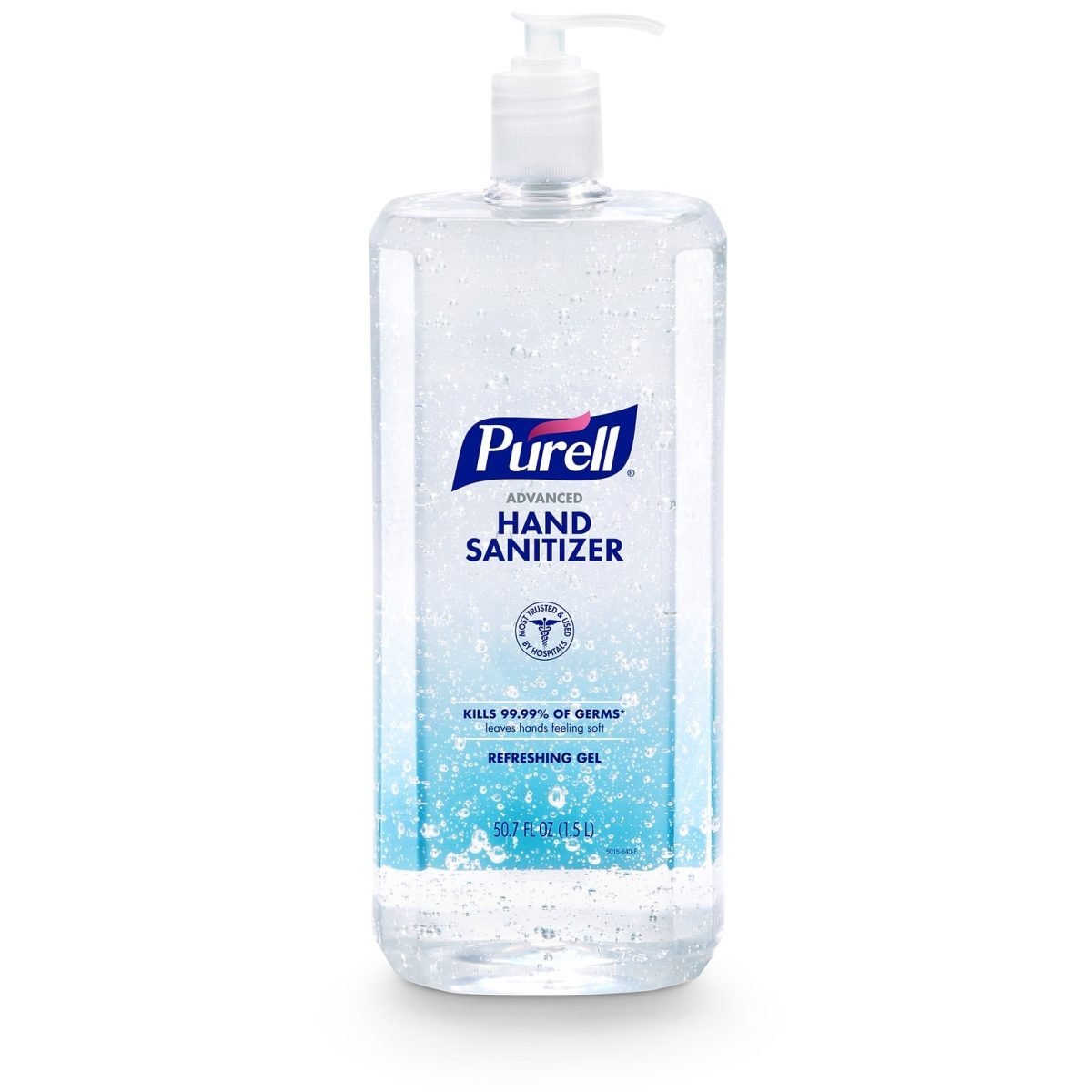 PURELL Advanced Hand Sanitizer Refreshing Gel, Clean Scent, 1.5 Liter Pump Bottle (5015-04) - Image 1