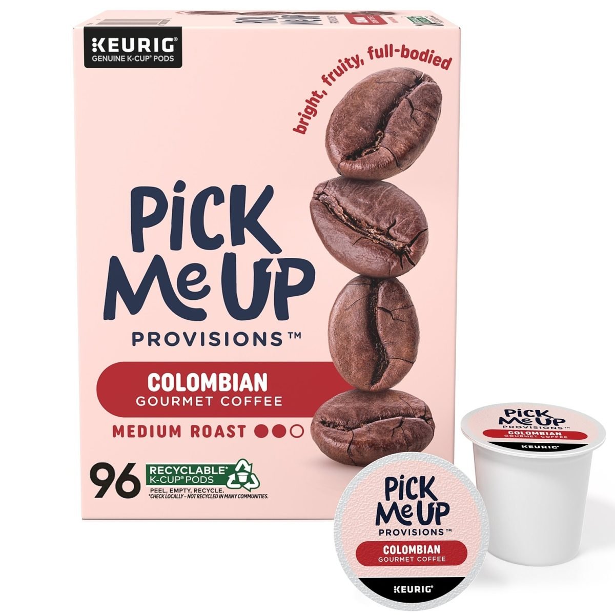 Pick Me Up Provisions™ Colombian Coffee Keurig® K-Cup® Pods, Medium Roast, 96/Carton (52969CT) - Image 1