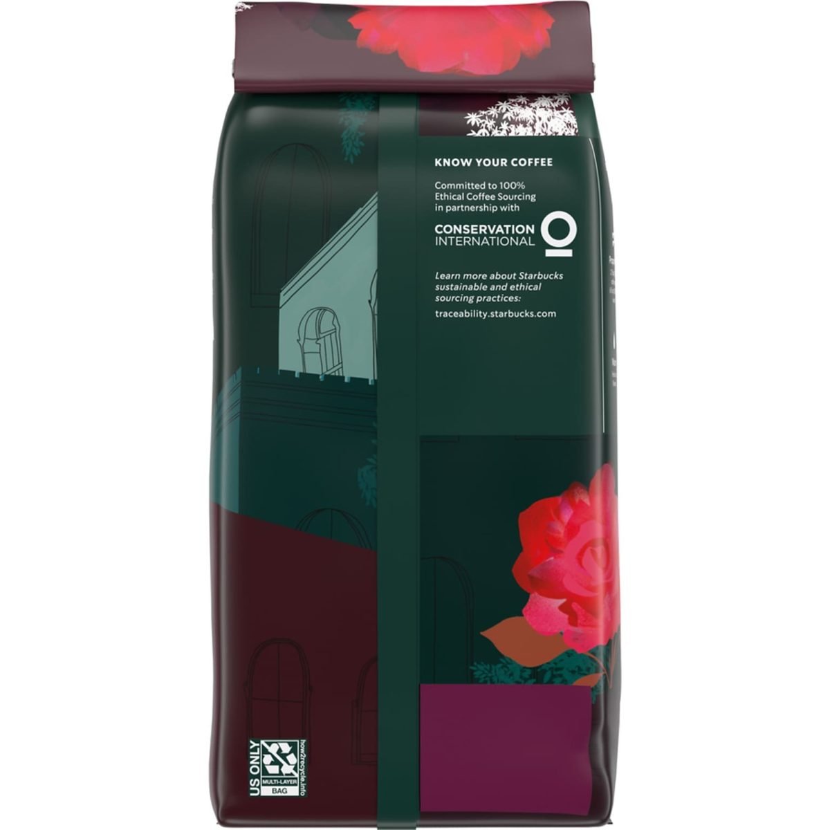Starbucks Caffè Verona Beans Coffee, Dark Roast, 16 oz. (11017871) - Image 2