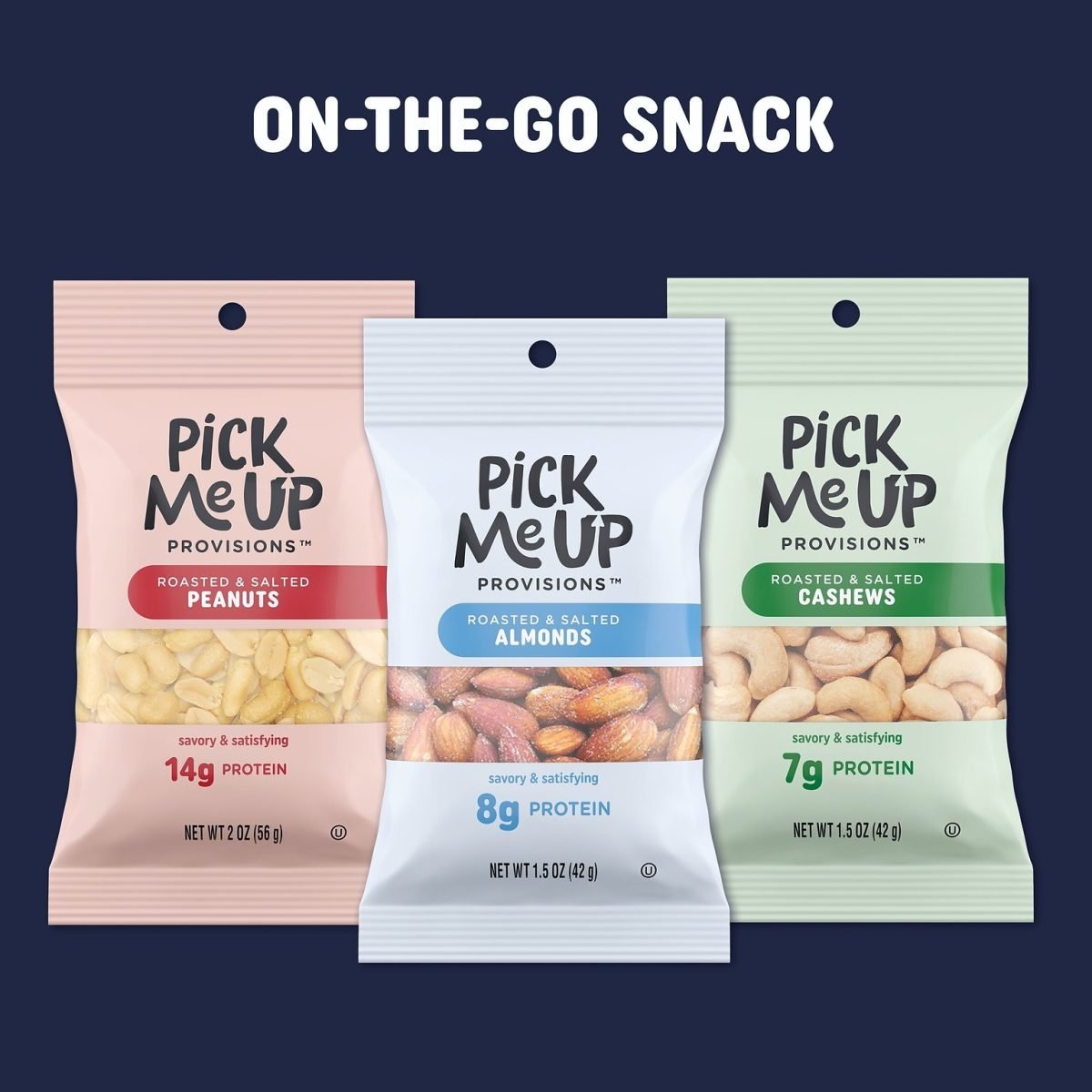 Pick Me Up Provisions™ Roasted & Salted Nuts Variety Pack, 48 Bags/Box (PM62985) - Image 2