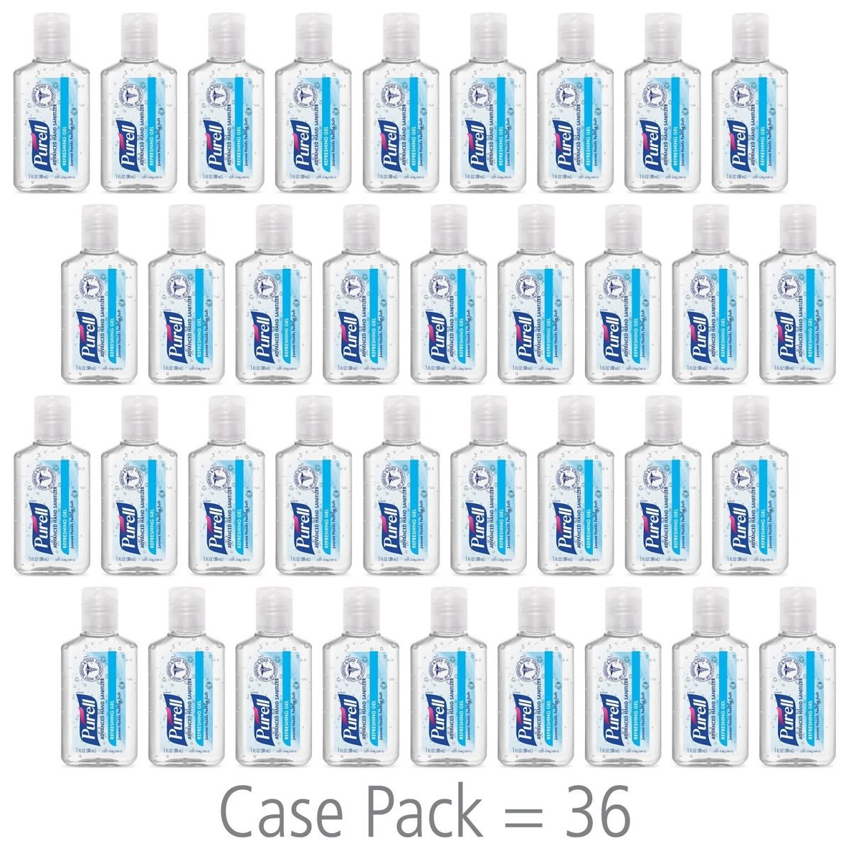 PURELL Advanced Gel Hand Sanitizer, Clean Scent, 1 oz., 36/Carton (3901-36-BWL) - Image 4