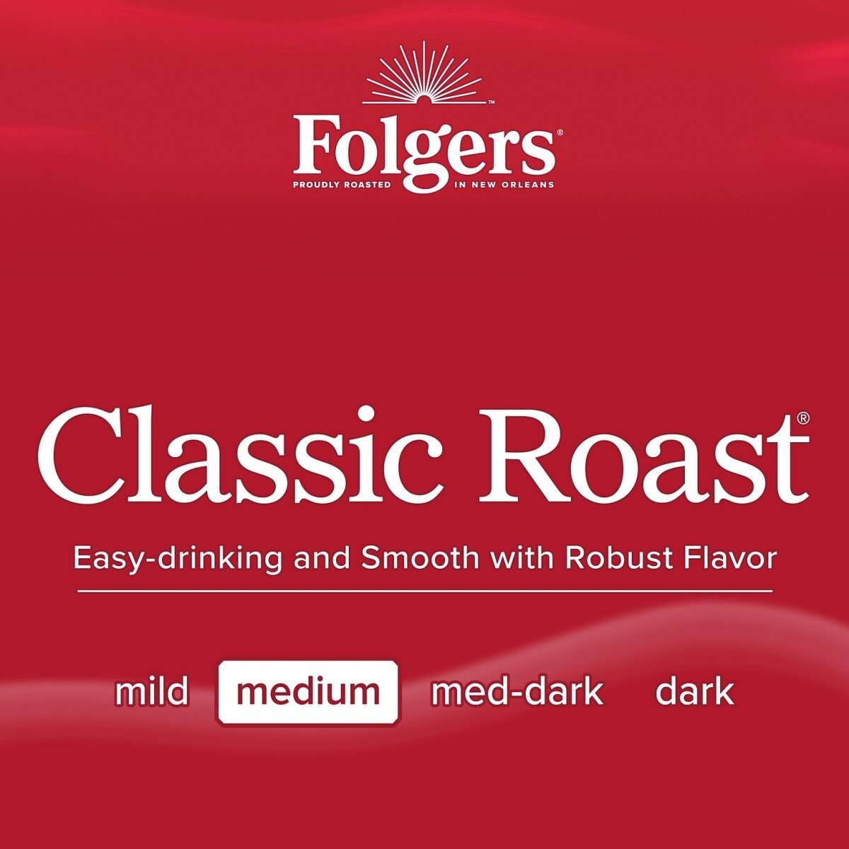Folgers Classic Roast Instant Coffee, Medium Roast (SMU20629) - Image 4