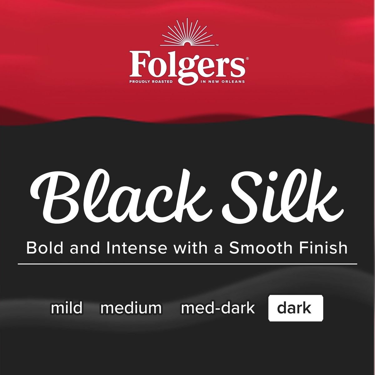 Folgers Black Silk Ground Coffee, Dark Roast, 22.6 oz., Each (SMU30439) - Image 4