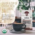 La Republica Organic Ground Superfood Mushroom Coffee, Fair Trade Arabica Coffee, Medium Roast, 60 Servings (LARR-OGMC) - Image 2