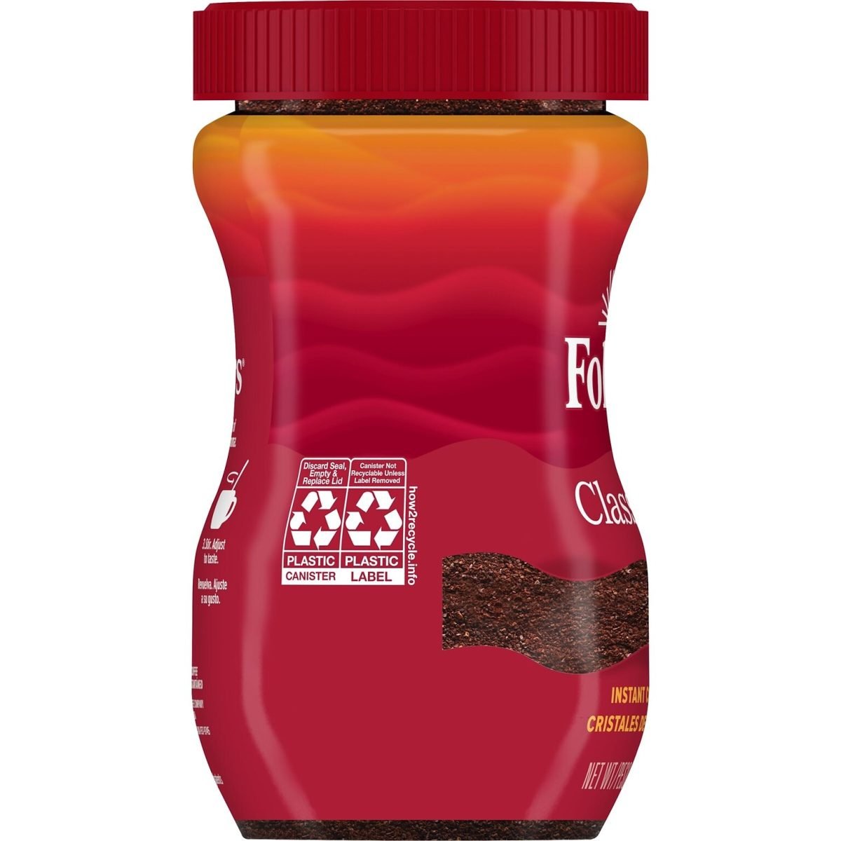Folgers Classic Roast Instant Coffee, Medium Roast (SMU20629) - Image 2