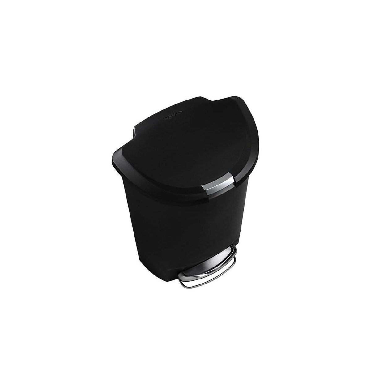 simplehuman Plastic Indoor Step Trash Can with Lid, 13 Gallons, Black (CW1355) - Image 2