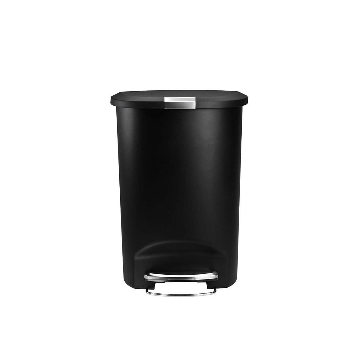 simplehuman Plastic Indoor Step Trash Can with Lid, 13 Gallons, Black (CW1355) - Image 3
