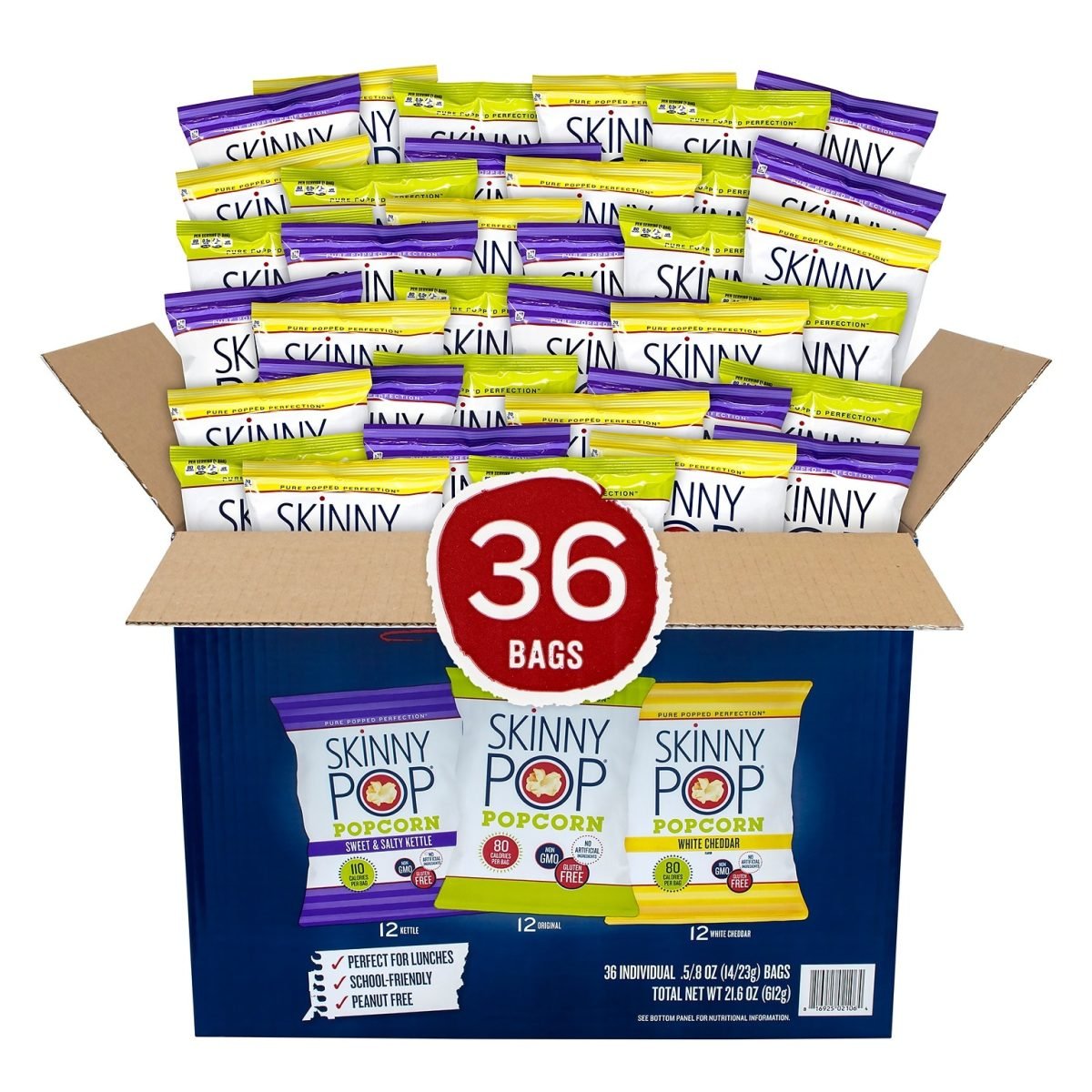 Skinny Pop Variety Snack Pack, 36/Pack (220-01049) - Image 1